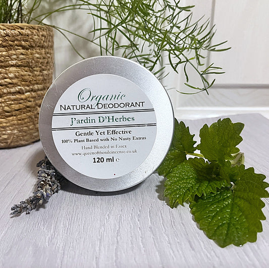 Mens natural herbal Deodorant-Bicarbonate soda free-fresh and herbal