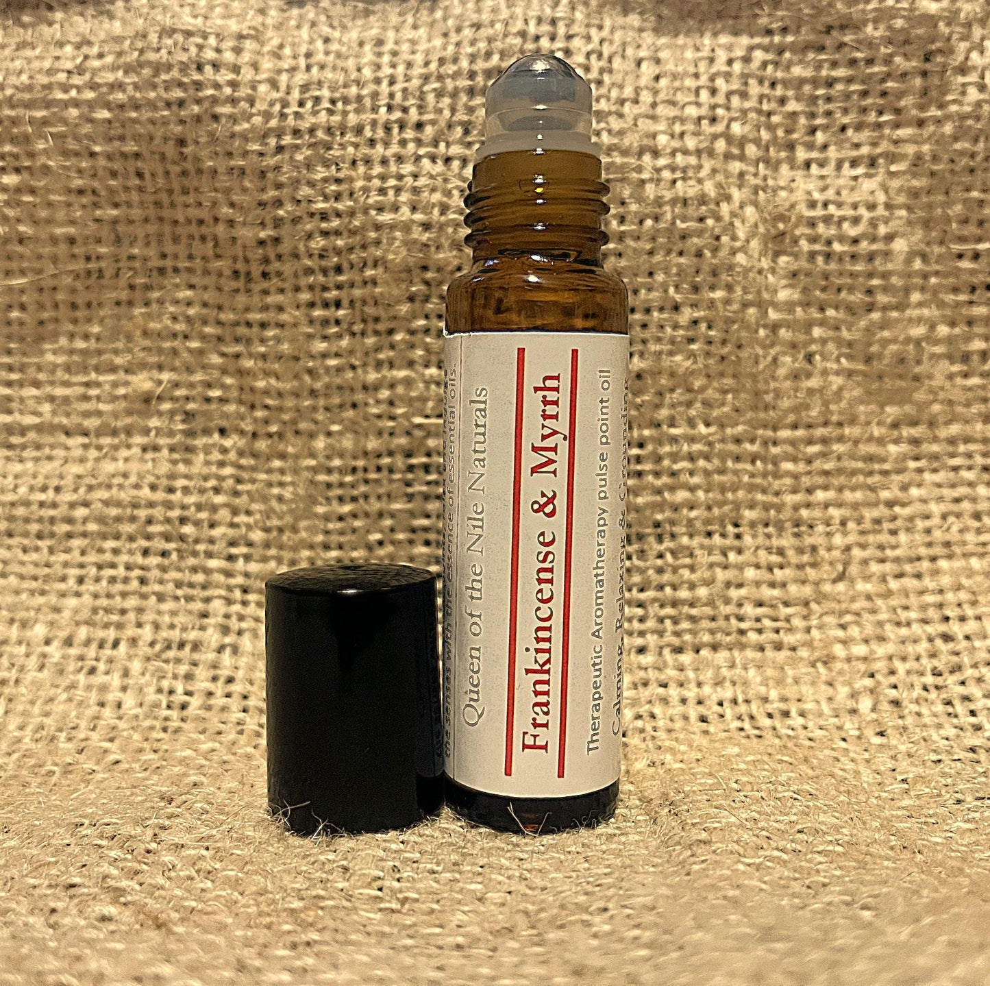 Frankincense Myrrh Aromatherapy Oil Roll On: Handmade Essential Oils