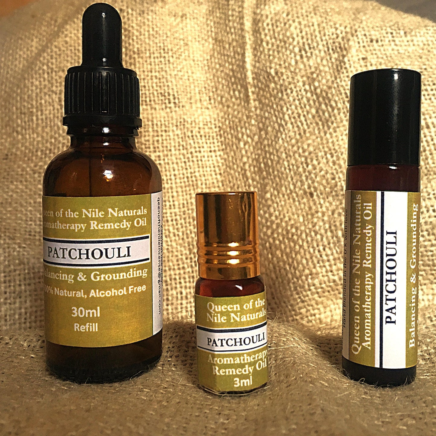 Dark Patchouli Essential Oil Rollerball 3ml/10ml/30ml