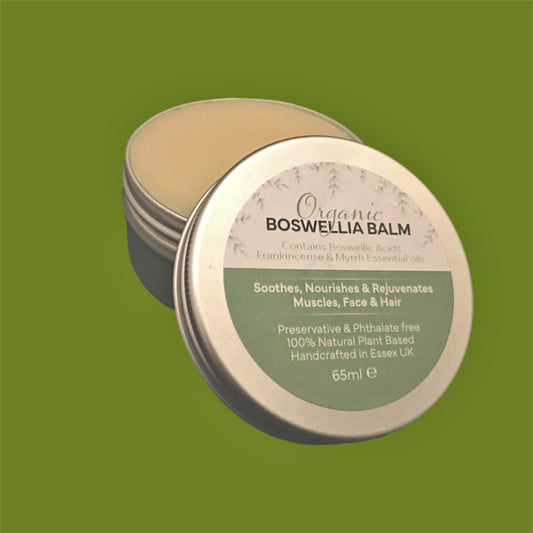 Boswellia Balm: Organic Vegan Muscle & Skin Relief - Frankincense Myrrh