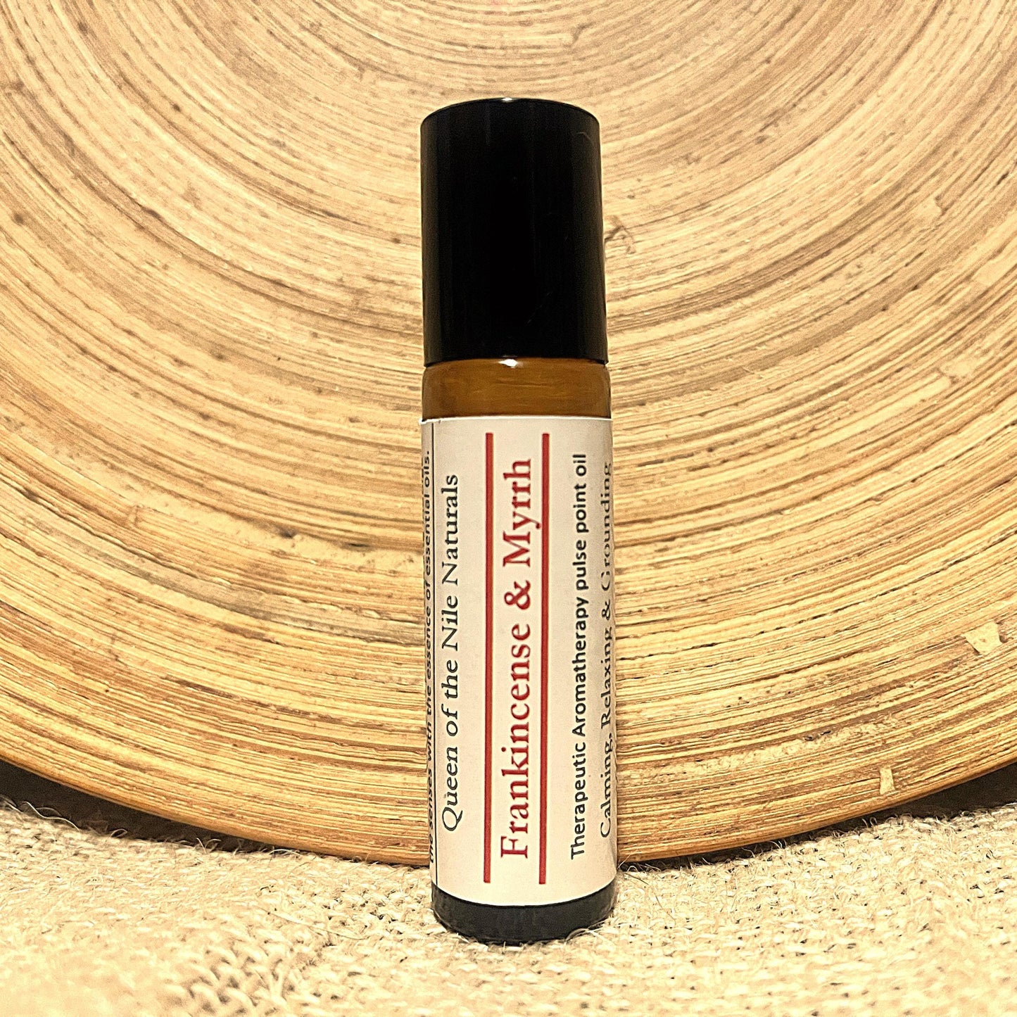 Frankincense Myrrh Aromatherapy Oil Roll On: Handmade Essential Oils