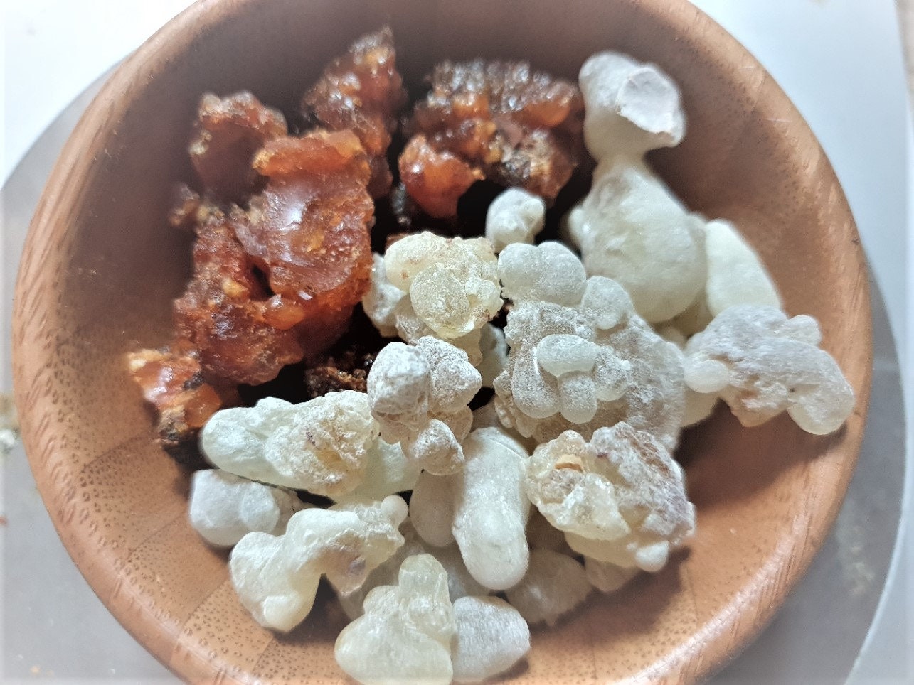 Rare Frankincense and Myrrh Resin Blend: Organic Incense