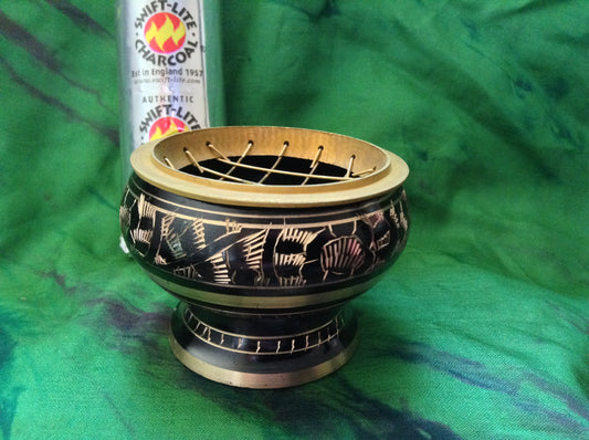 Brass Charcoal Burner