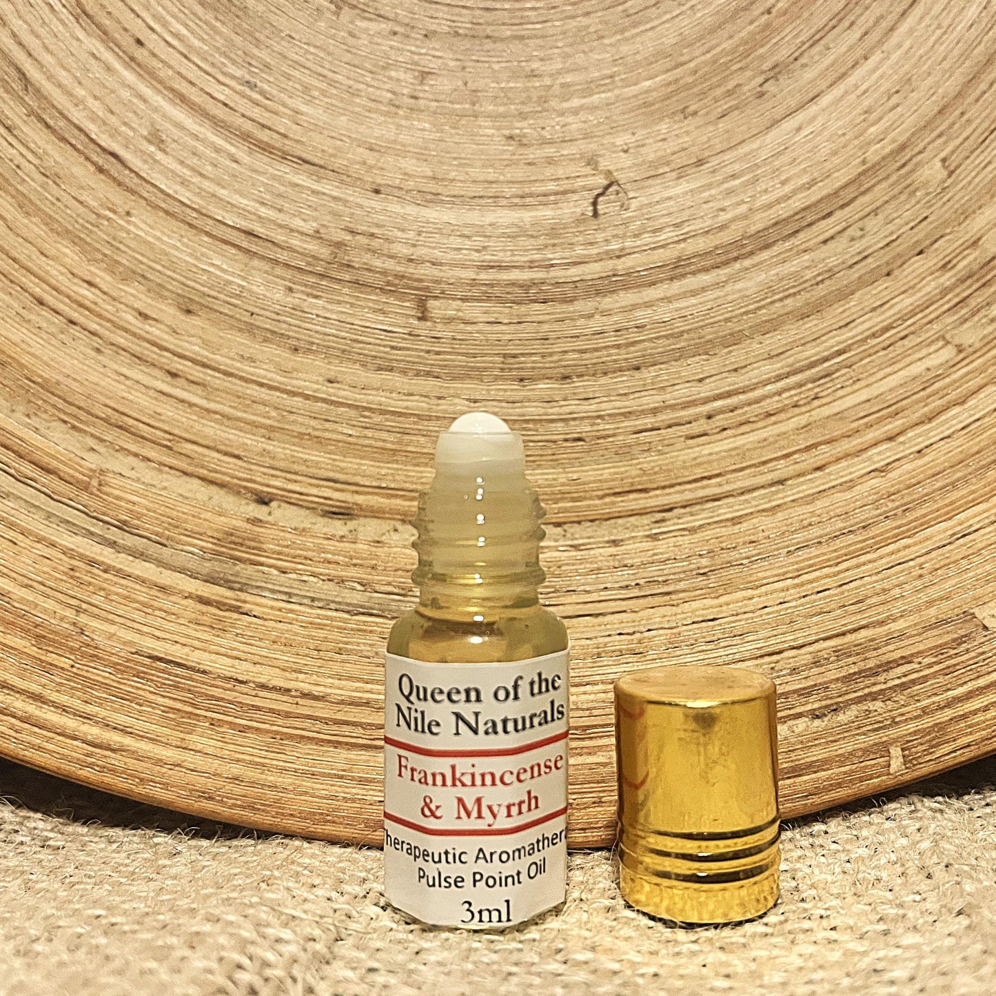 Frankincense Myrrh Aromatherapy Oil Roll On: Handmade Essential Oils